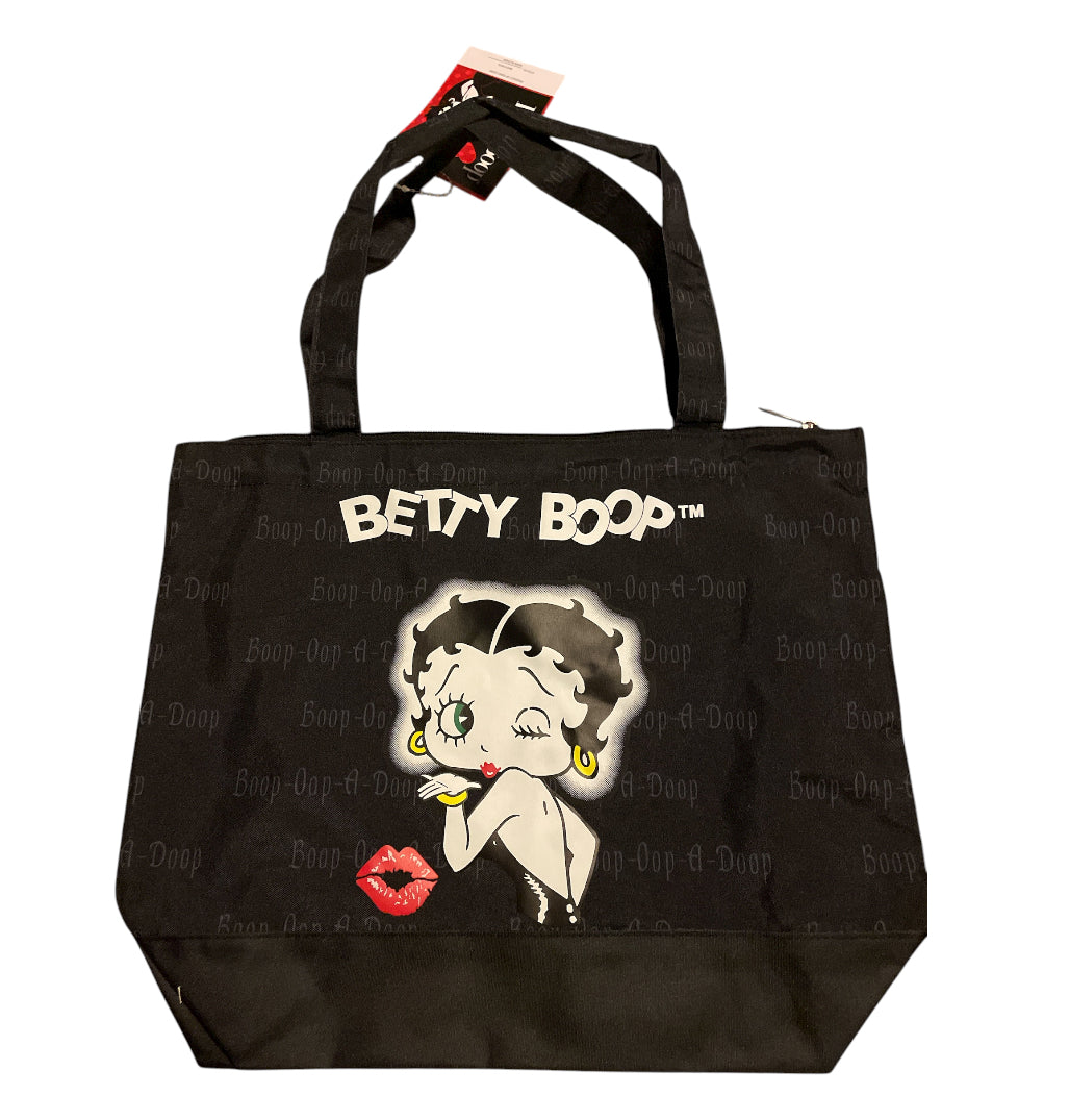Betty Boop Essential Tote Bag In Black