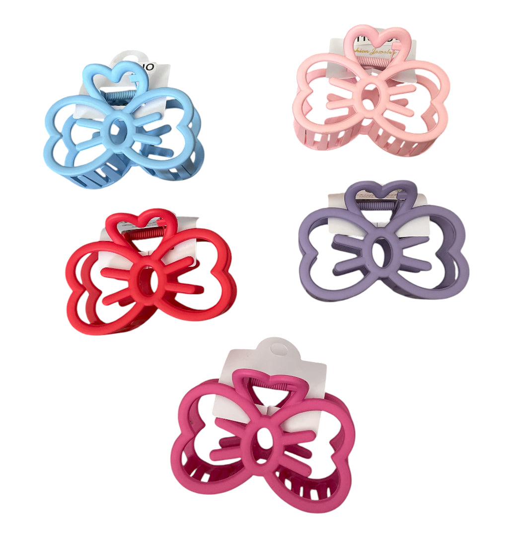 Hello Kitty Bow Claw Clips set of 5