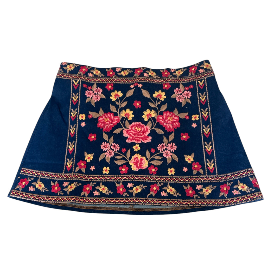 Savanna Jane Embroidered A line Skirt (XL/1x)