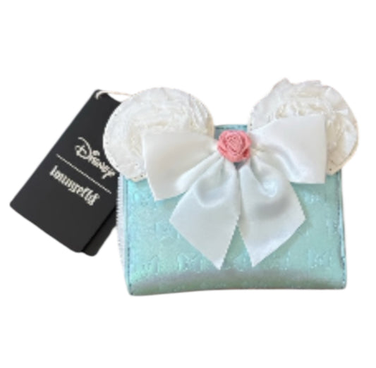 Loungefly Disney Minnie Mouse Bows Small Zip Wallet