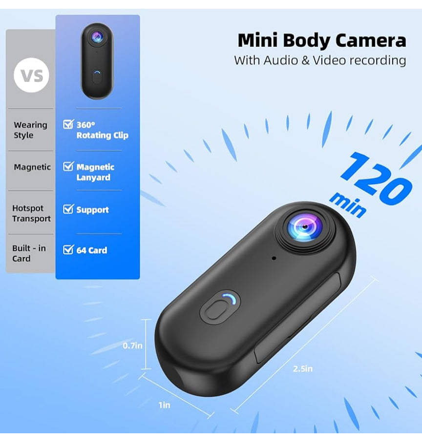 “Thumb Action Camera"ultra-compact, wearable camera