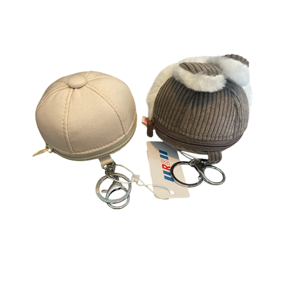 Novelty Baseball Cap Key Chain and Money Bag