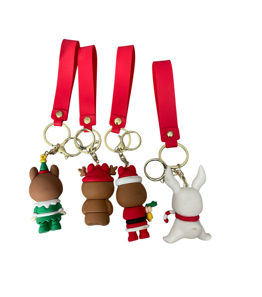 Labubu Keychain Wristlet plus NBC Keychain