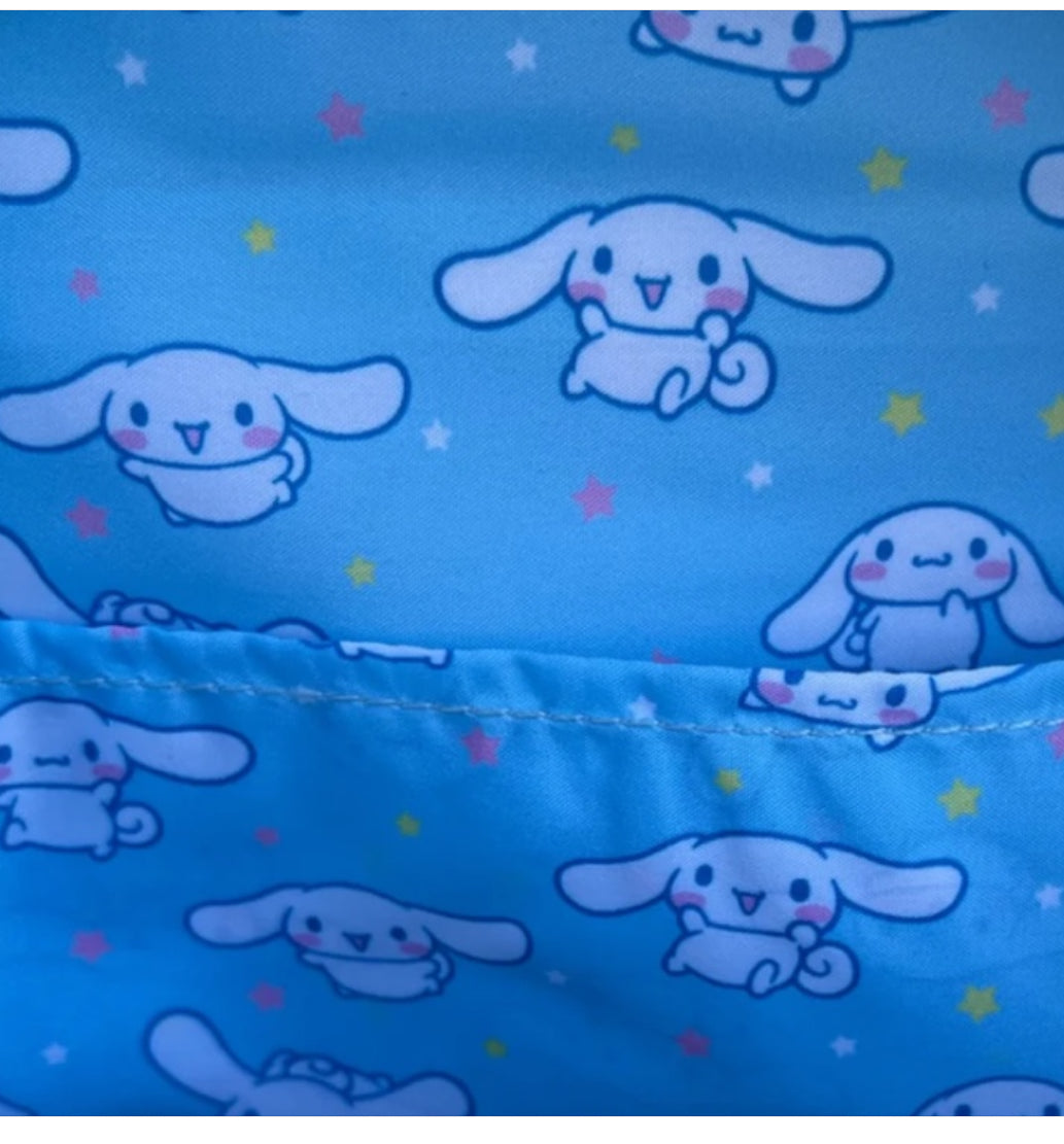 Loungefly Sanrio Cinnamoroll Moveable Ears Mini Backpack in Blue Patent Leather