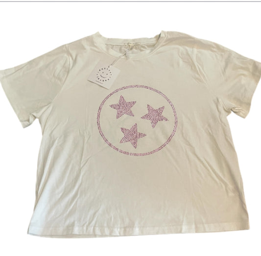 Baevely RHINESTONE TRI-STAR Tee (1x)