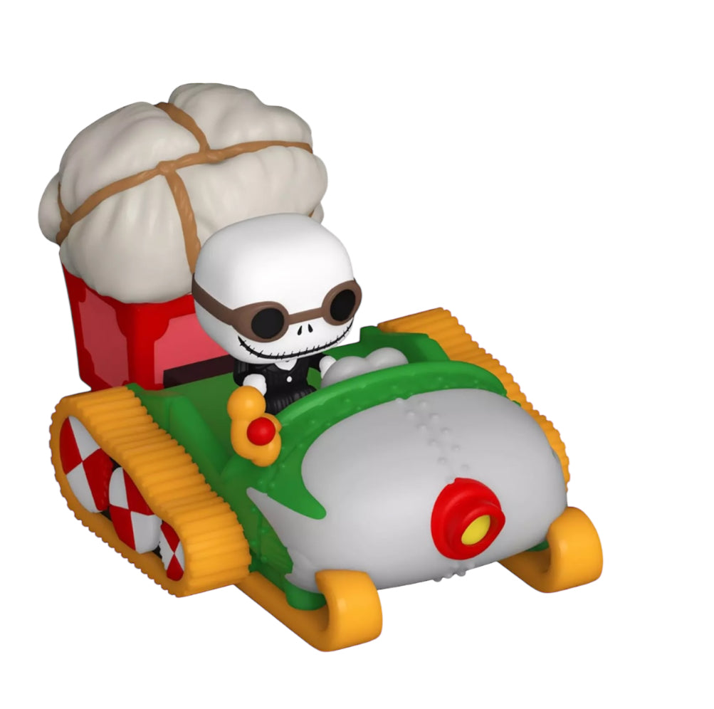 Funko Bitty Pop! Rides: Jack Skellington with Snowmobile collectible set.