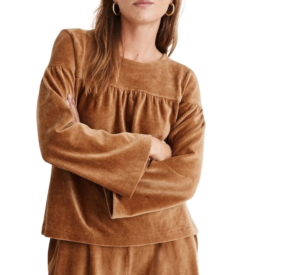 Madewell Texture & Thread Corduroy Swing Top (XL)