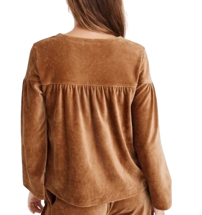 Madewell Texture & Thread Corduroy Swing Top (XL)