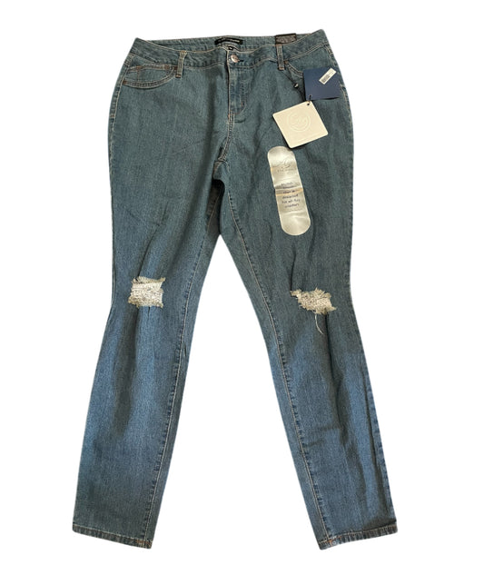 AG Denim Distressed Skinny Jeans(16w)