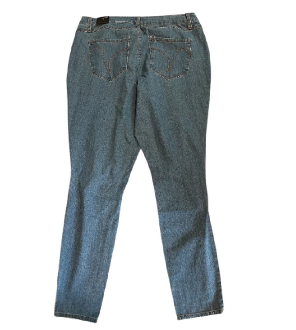 AG Denim Distressed Skinny Jeans(16w)
