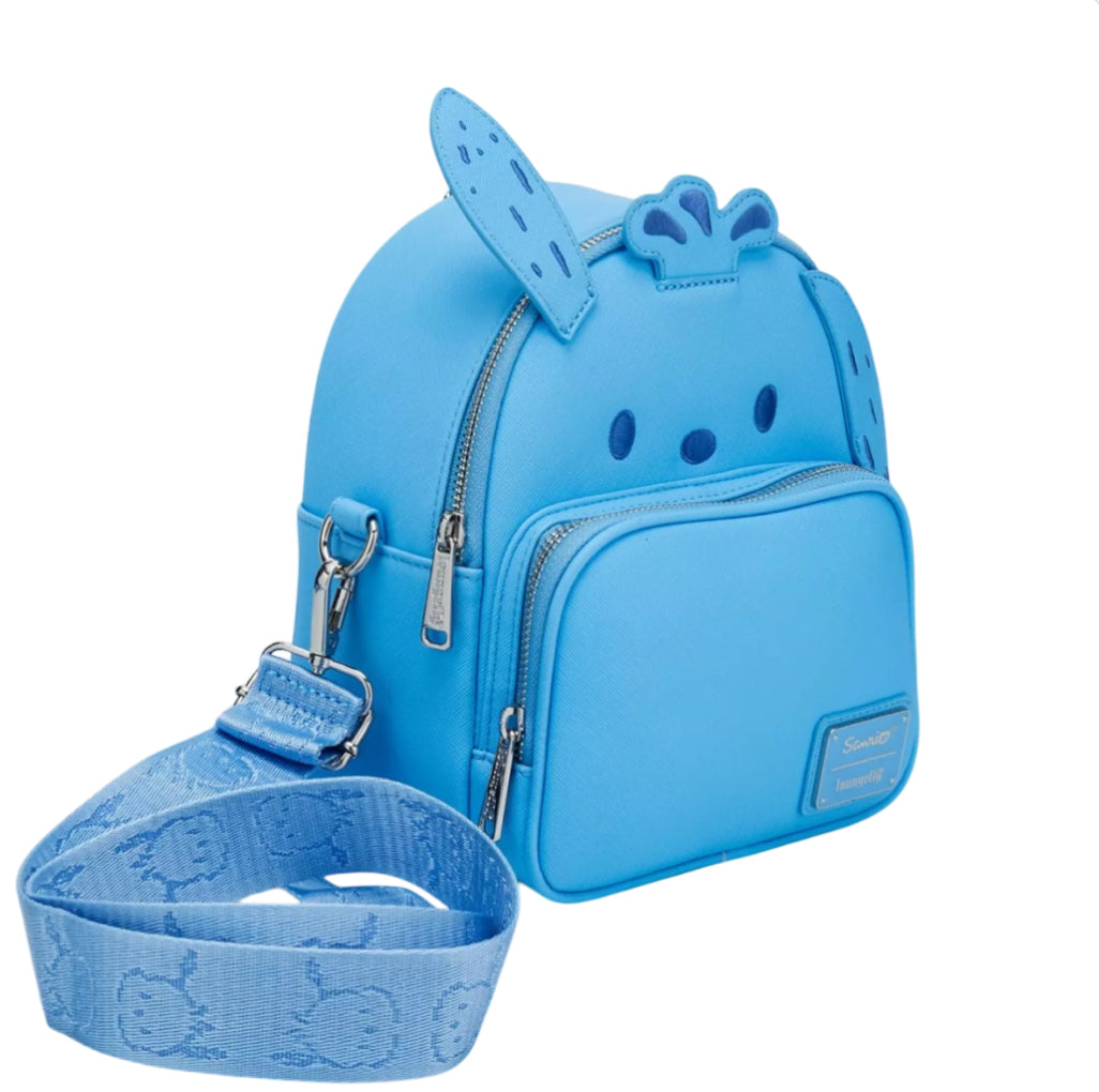 Loungefly Sanrio Pochacco Monochrome Cosplay Convertible Mini Backpack