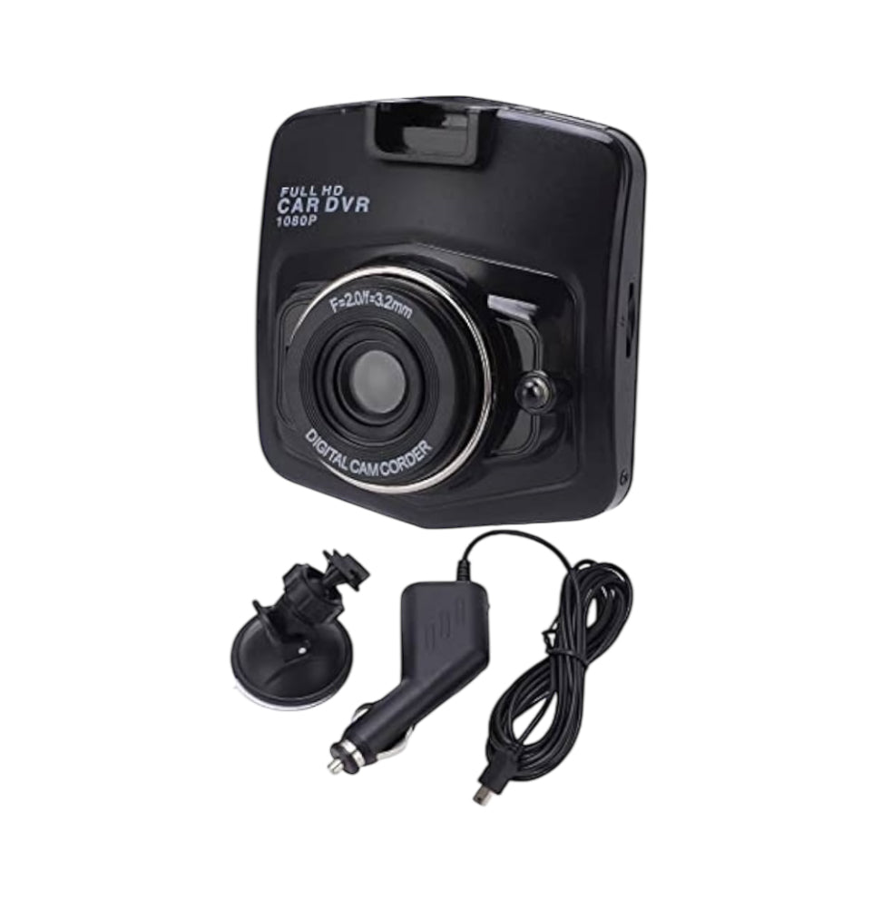 Dash Cam Full HD Car DVR 1080P Black