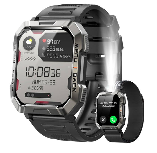 Military 2.01'' Smart Watch for Android and iPhone