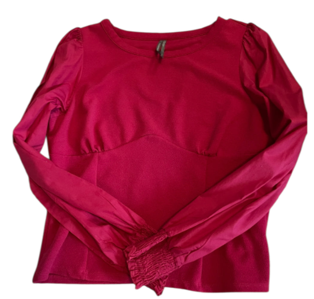 Anthropologie Structured Fitted Blouse (XL)