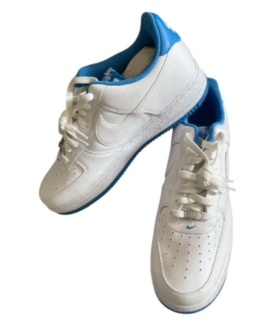 Nike Air Force 1 '07 in a White and Light Photo Blue colorway