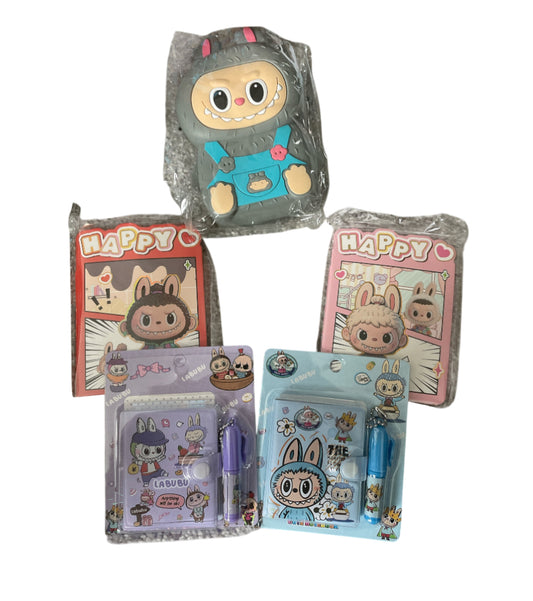 Little Monsters Labubu Silicone Crossbody + Accessories