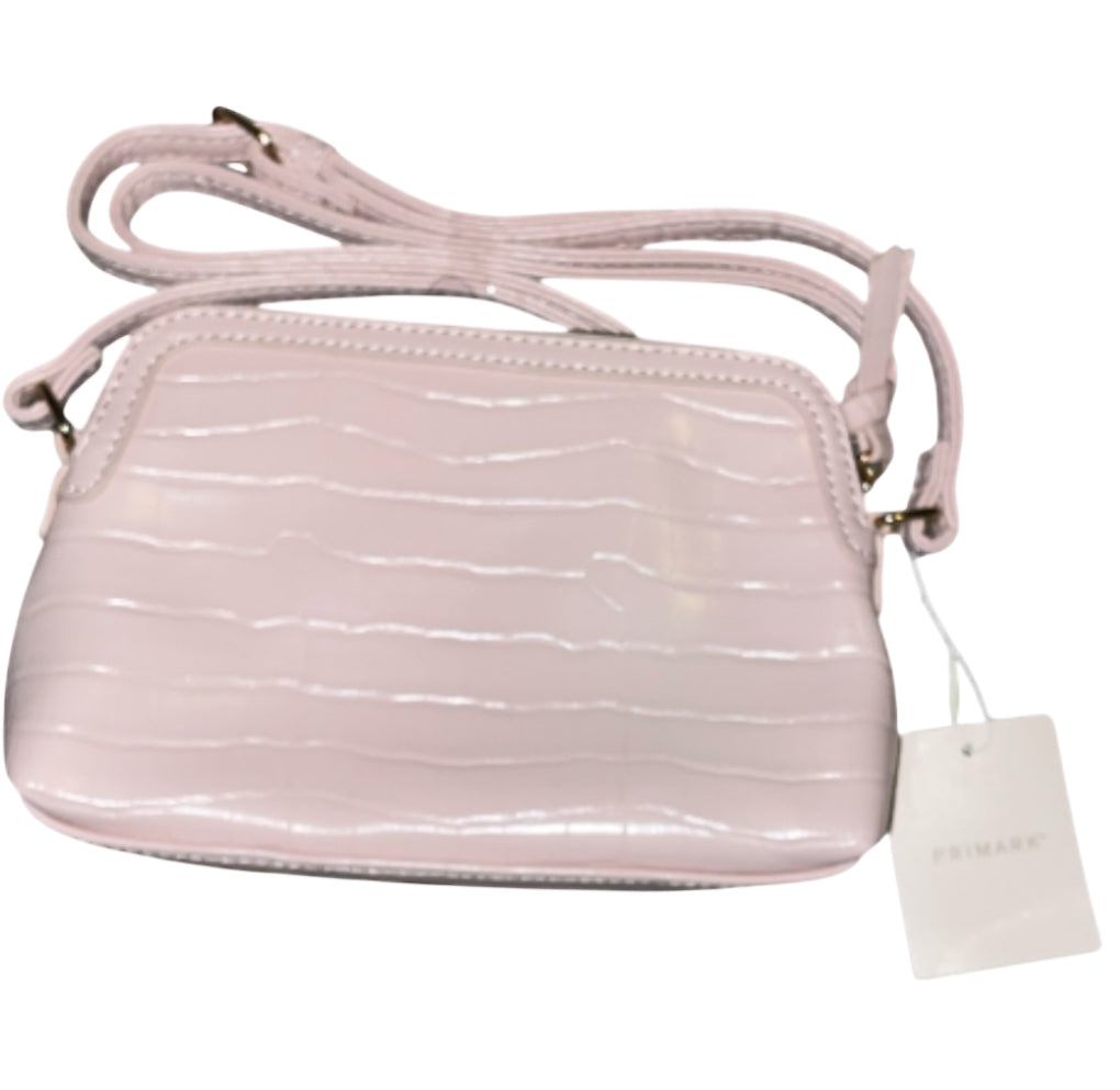 Primark Textured Light Pink Crossbody Bag