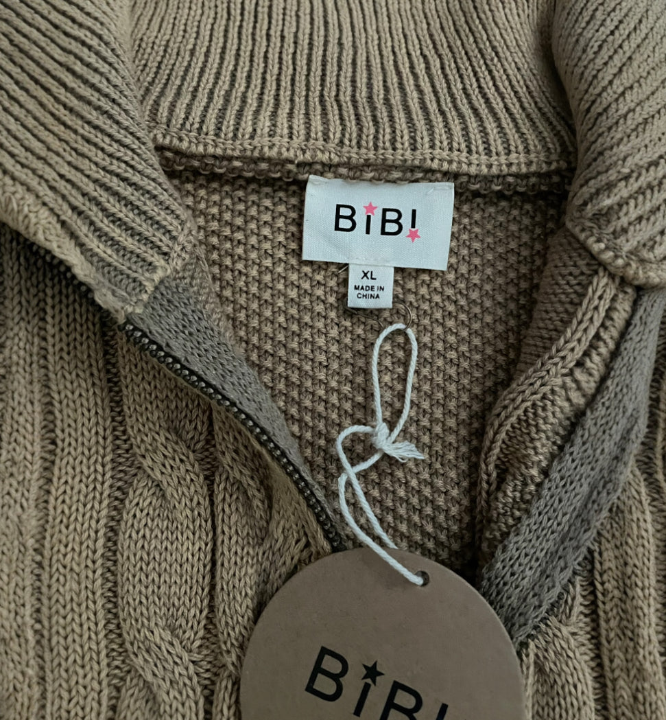 BiBi Cable Knit Sweater Vest (X-Large)