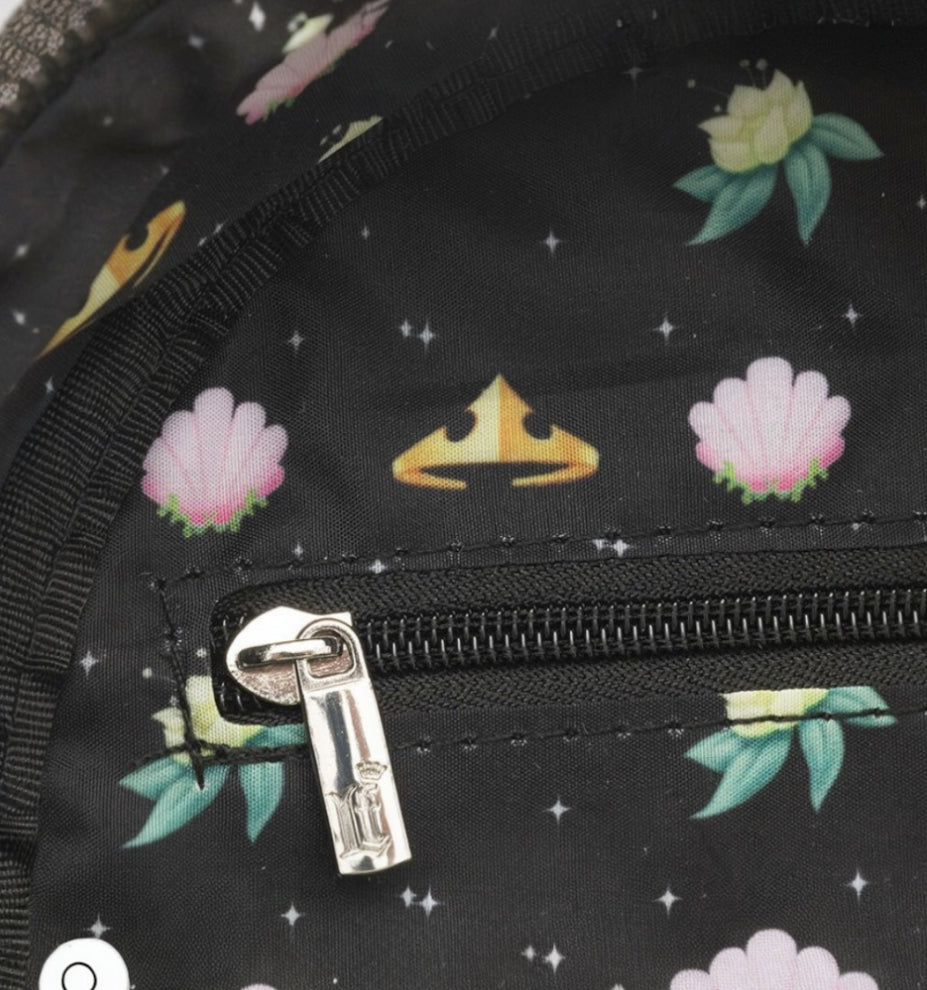 Loungefly Disney Princesses vs Villains Triple Pocket Mini Backpack