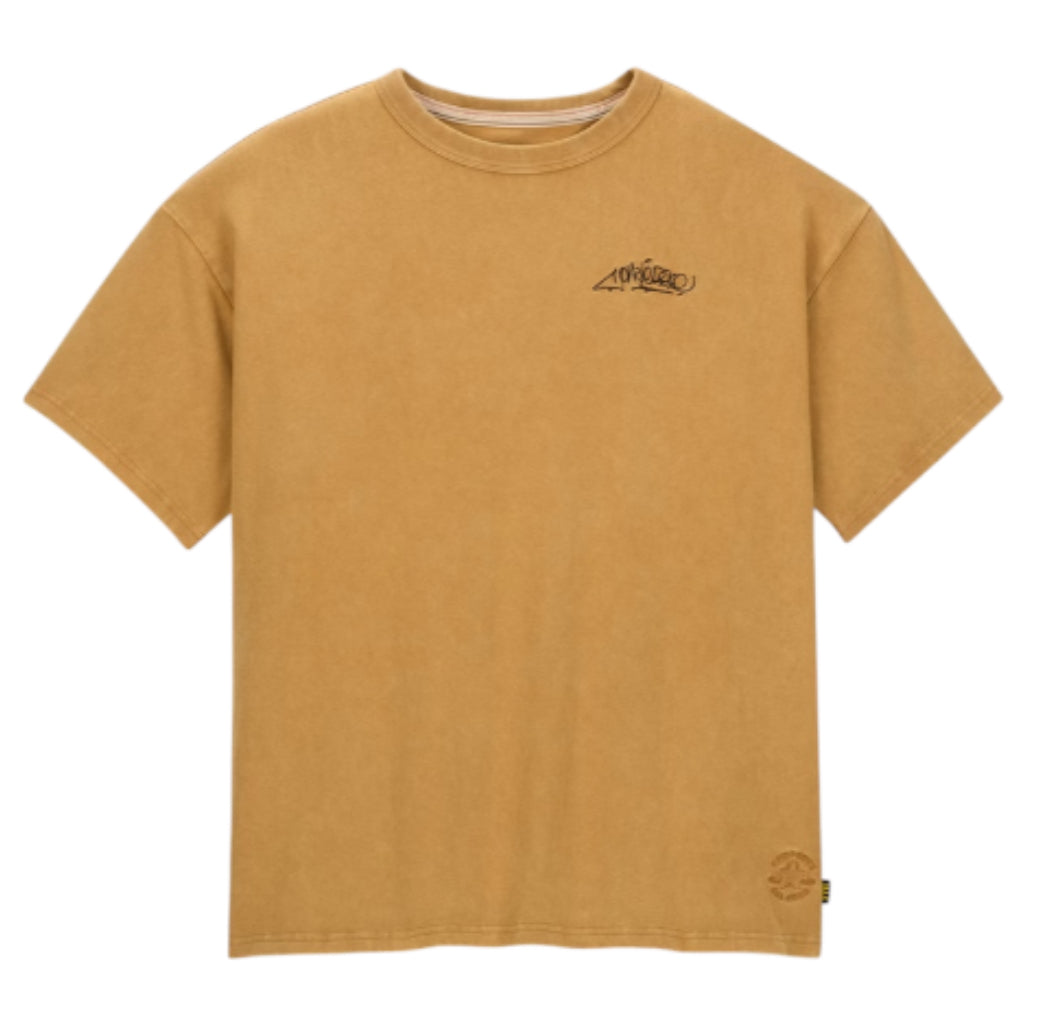 Converse x IRAK NYC Gold Standard T-shirt in Amber Brown (Medium)