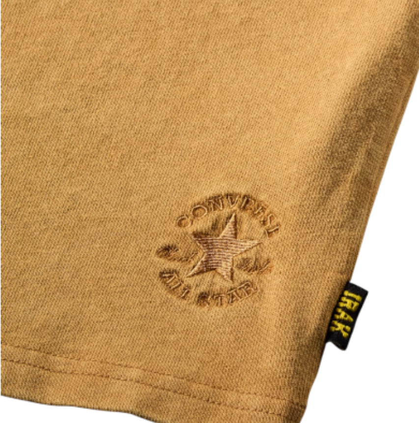 Converse x IRAK NYC Gold Standard T-shirt in Amber Brown (Medium)