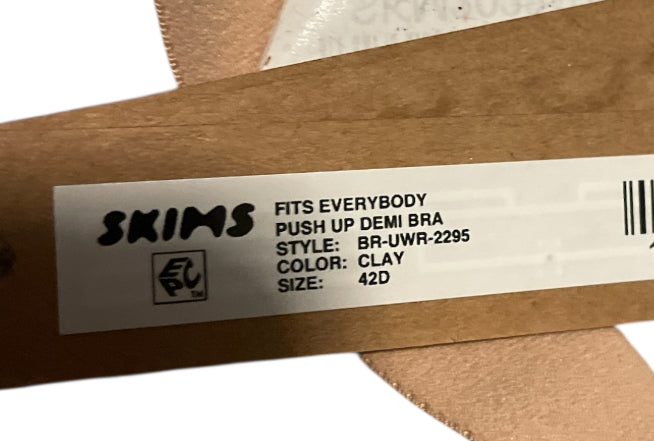 Skims Fits Everybody Push-Up Demi Bra (42D)