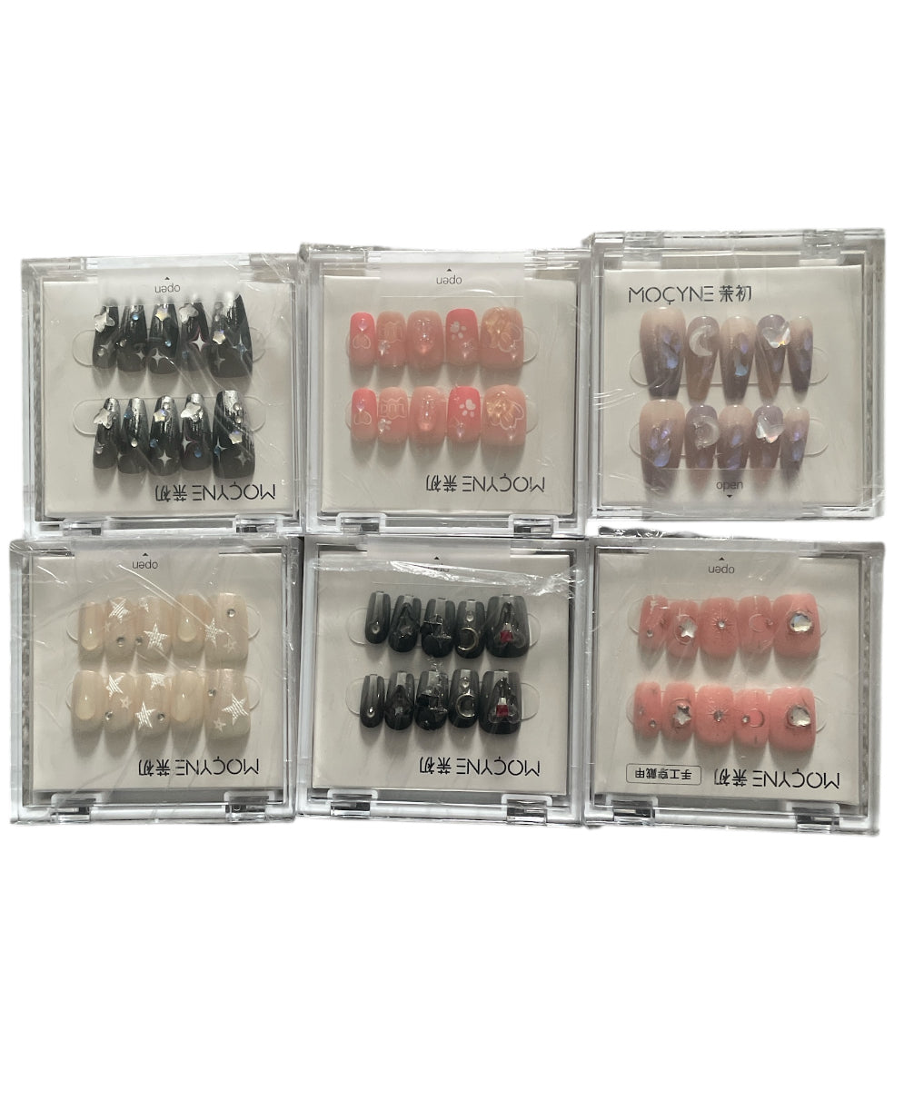 Handmade High Quality Press-on Nails set of 6