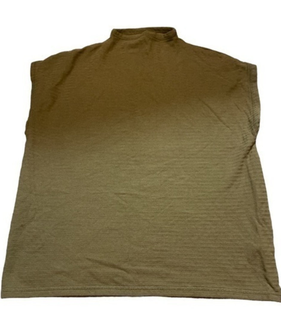 Madewell Olive Green Cape Style Blouse