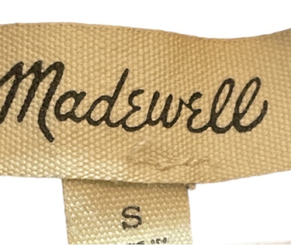 Madewell Olive Green Cape Style Blouse