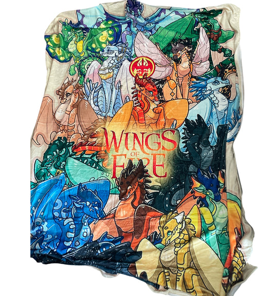 Wings of Fire Dragon Graphic Flannel Blanket