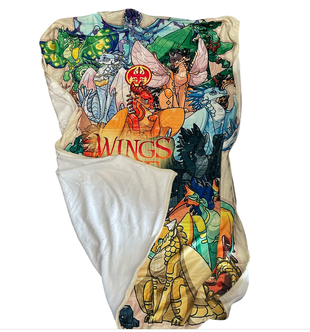 Wings of Fire Dragon Graphic Flannel Blanket