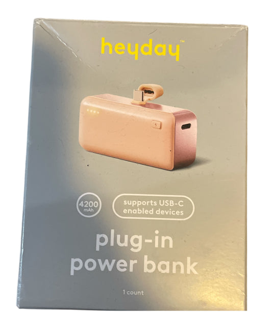 heyday 4200mAh Plug-In Lightning Power Bank