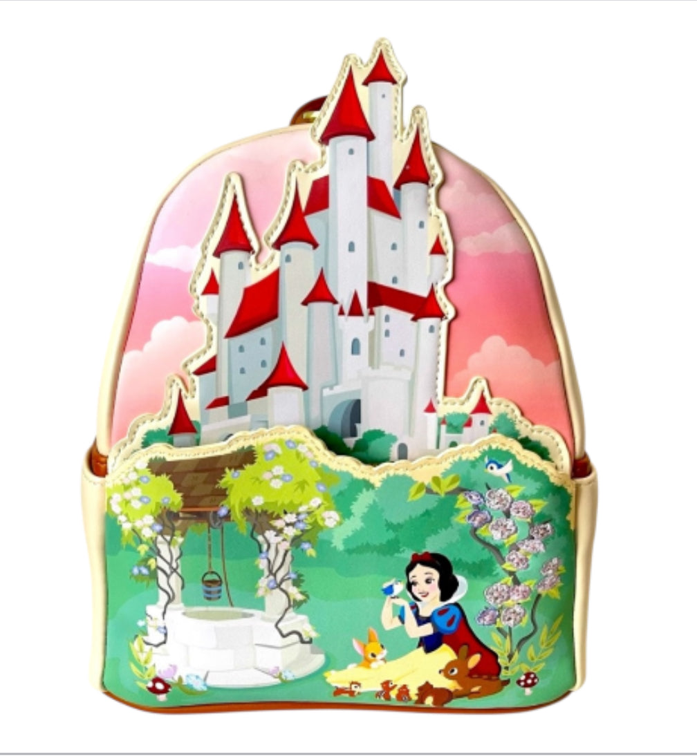 Loungefly Disney Snow White Castle Series Mini Backpack