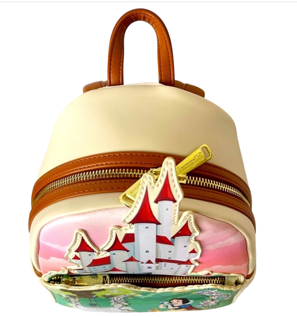 Loungefly Disney Snow White Castle Series Mini Backpack