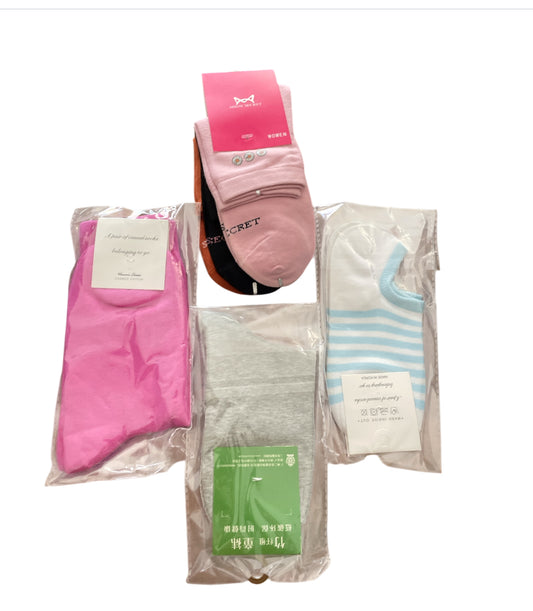 Assorted Low Cut, No Show, Ankle Cut Cotton Socks