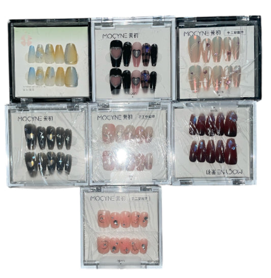 Handmade High Quality Press-on Nails set of 7