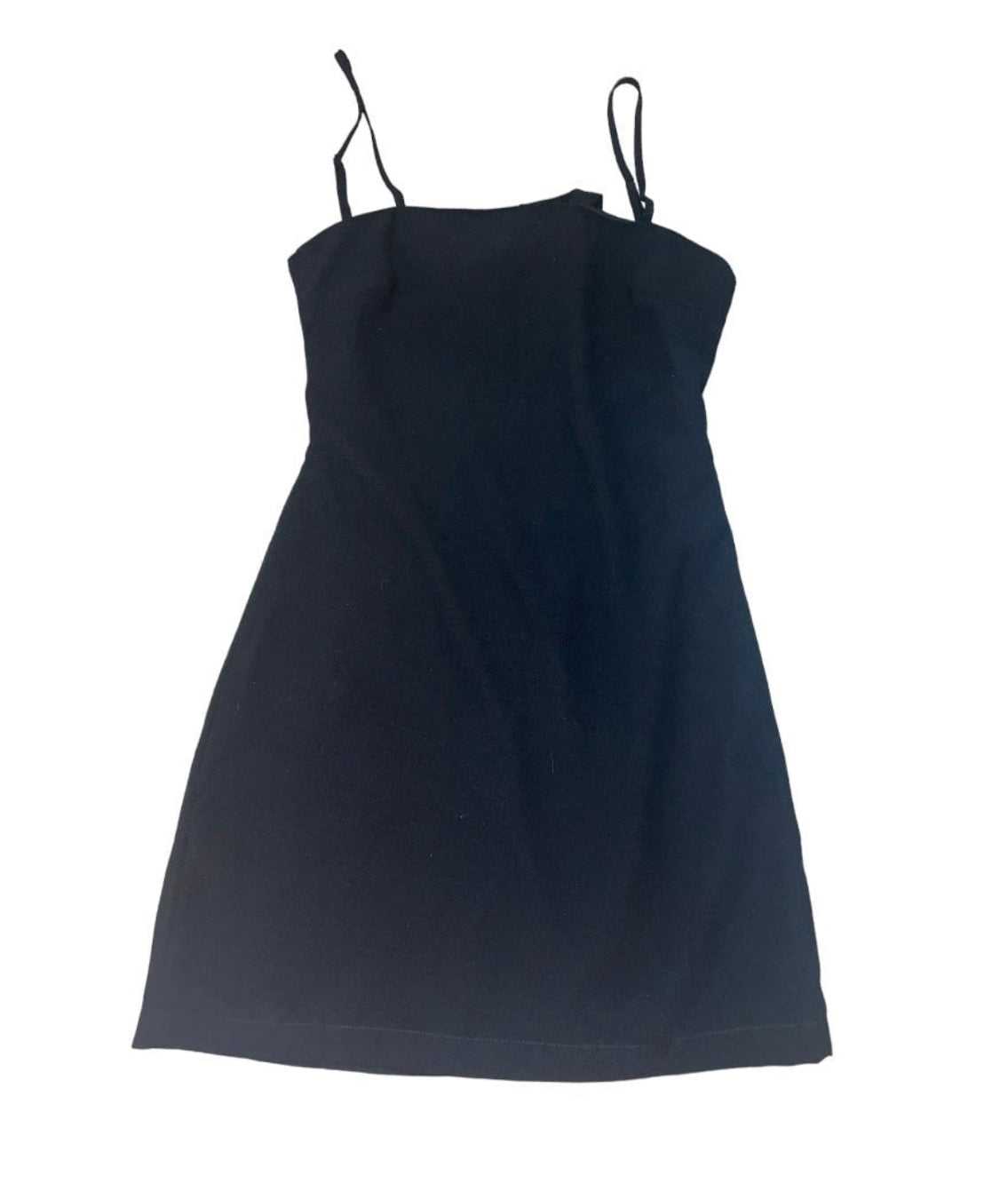 Lulu’s Black Tie Back Dress (Small)