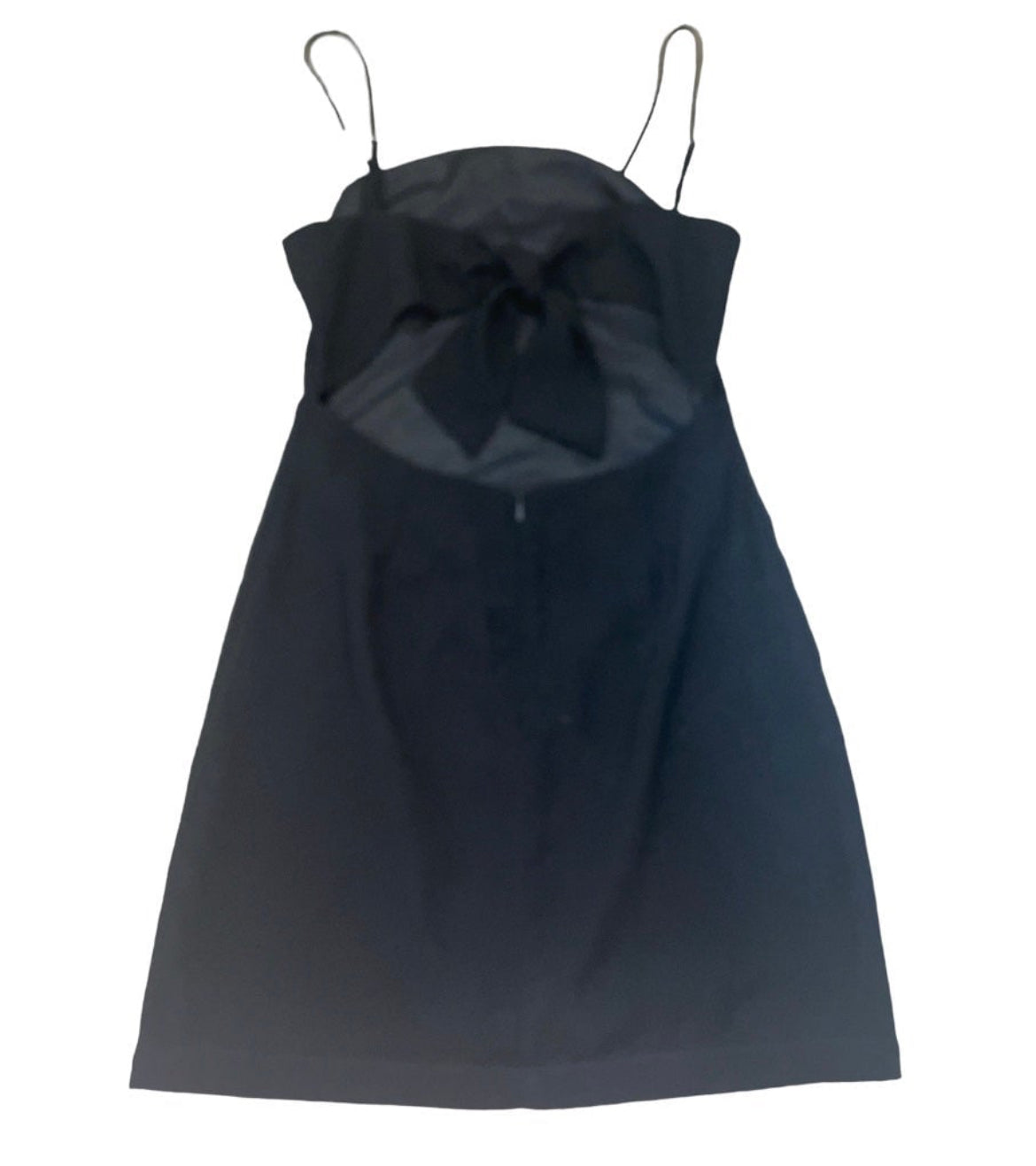Lulu’s Black Tie Back Dress (Small)