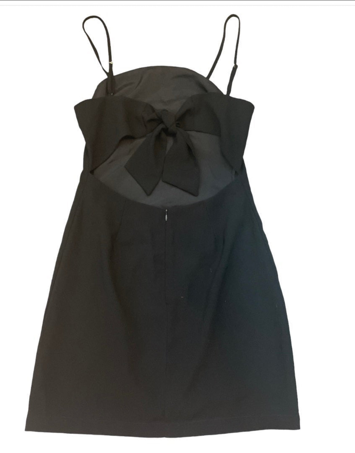 Lulu’s Black Tie Back Dress (Small)