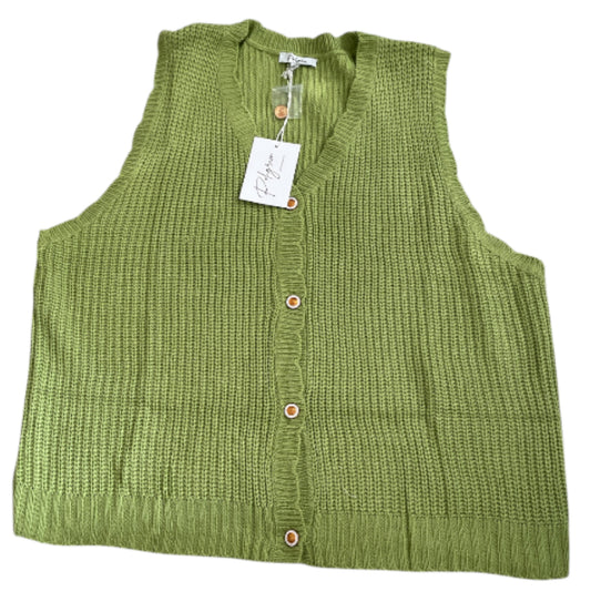 Polagram&nbsp;green knitted sweater vest (1x)