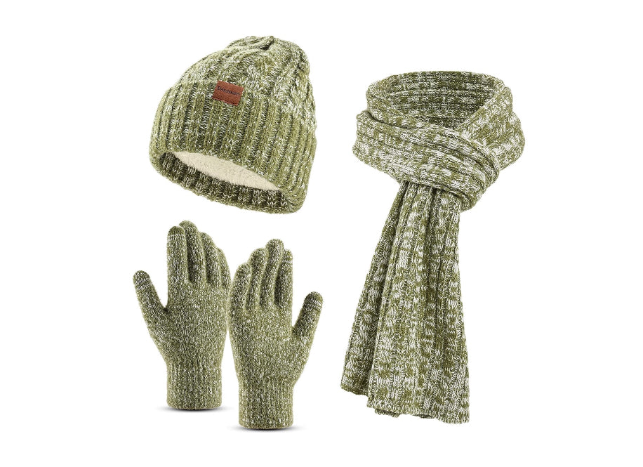 Winter Accessory Set Hat Scarf Glove