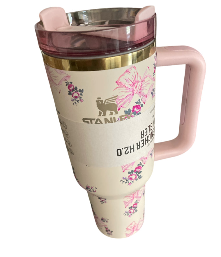 Stanley Bow & Floral Quencher Tumbler