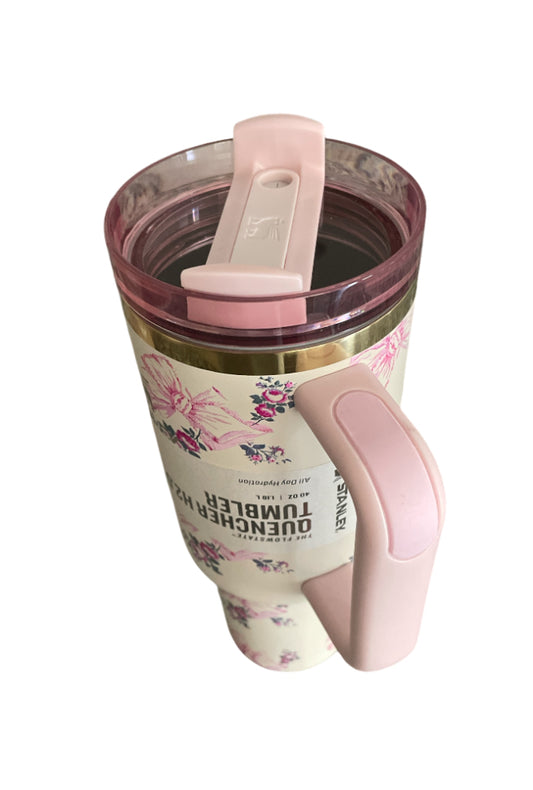 Stanley Bow & Floral Quencher Tumbler