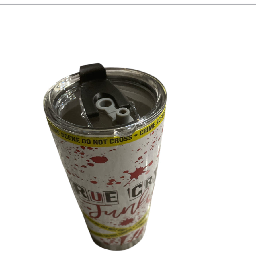 True Crime Junkie Tumbler