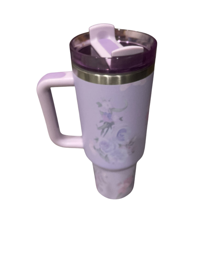 Lavender Floral Quencher H2.0 FlowState Tumbler