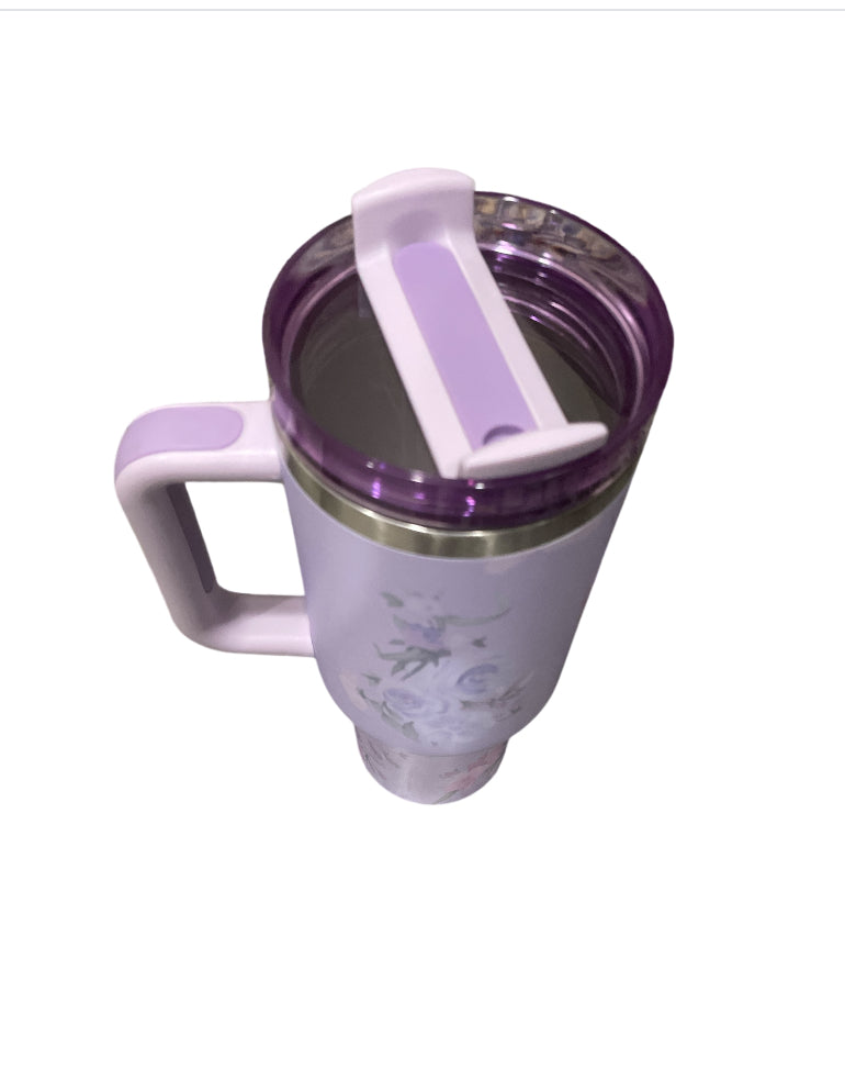 Lavender Floral Quencher H2.0 FlowState Tumbler