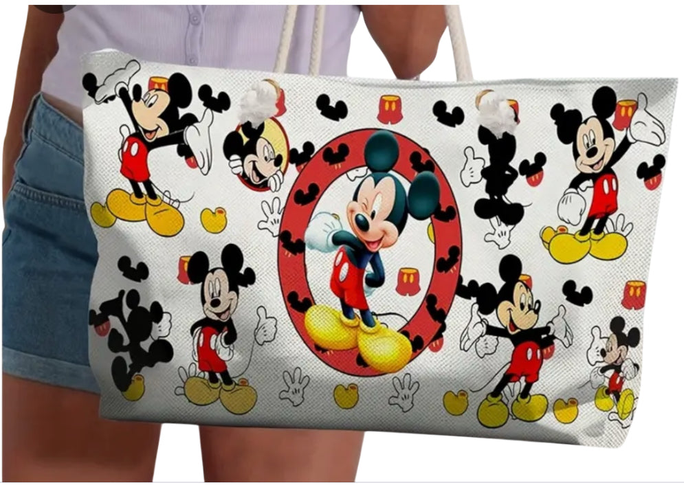 Disney Mickey Mouse White Tote Bag