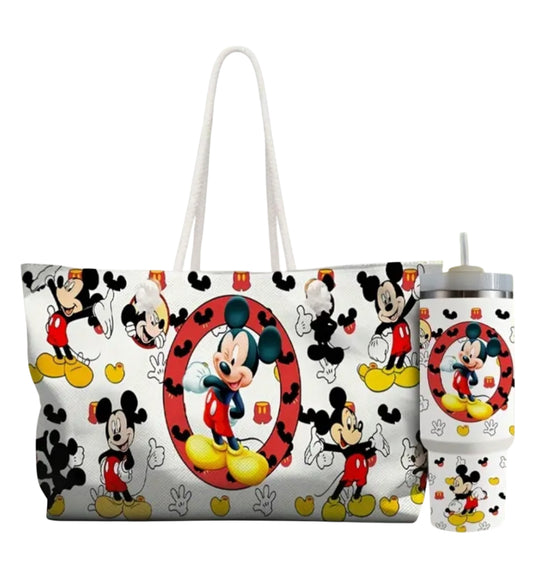 Disney Mickey Mouse White Tote Bag