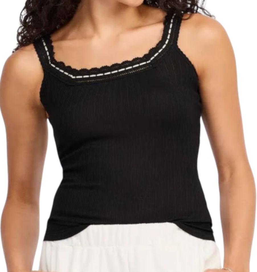 Free People Only You Tank in Black (Small)