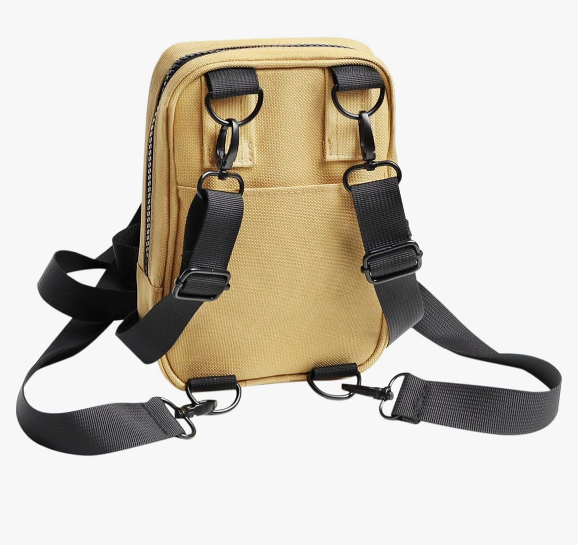 Crossbody Convertible Multi Position Khaki Bag